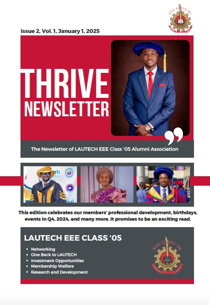 Thrive Newsletter - Second Edition